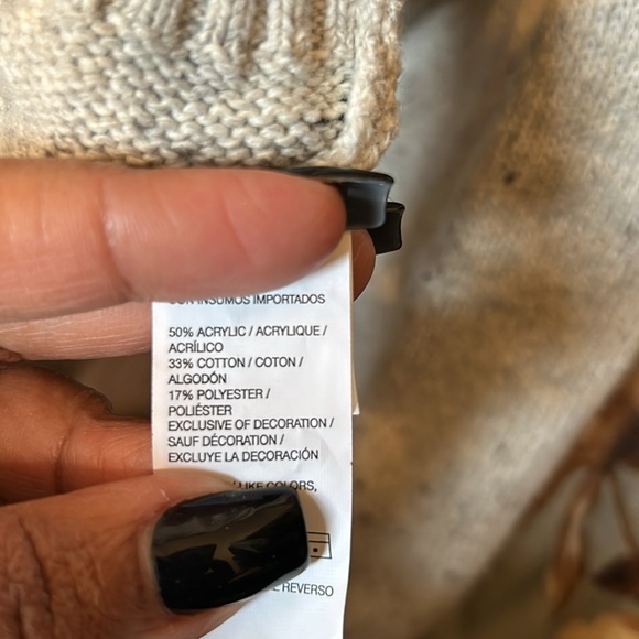 Izod Men’s 2xl sweater pullover over beige/cream - Picture 4 of 11